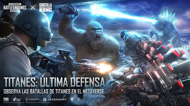 Disfruta de esta película de Godzilla vs. Kong en PUBG MOBILE