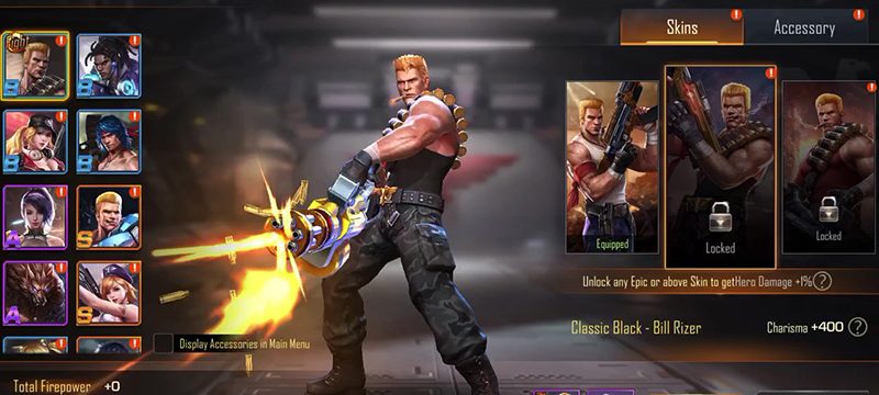 Contra Returns personajes