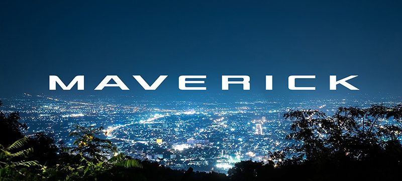 Ford Maverick logo presentacion