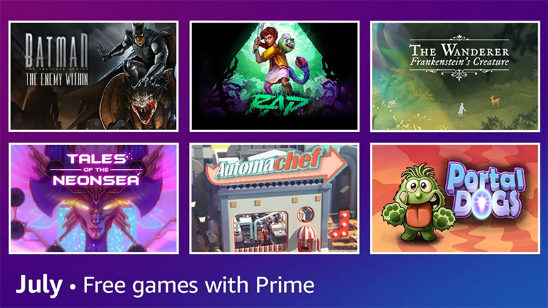 Juegos Prime Gaming julio 2021