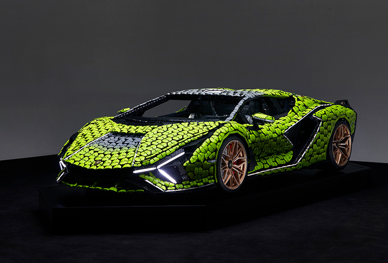 El Lamborghini Sián FKP 37 creado con más de 400,000 piezas LEGO