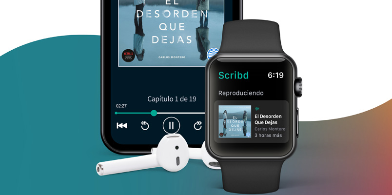 Ahora puedes escuchar los libros de Scribd en Apple Watch
