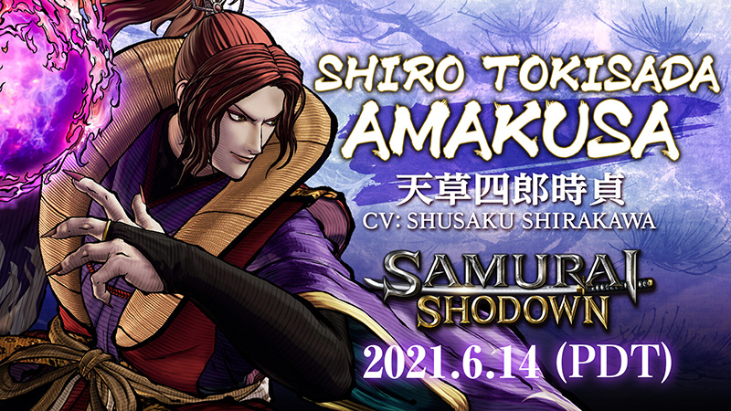 Shiro Tokisada Amakusa Samurai Shodown 2021