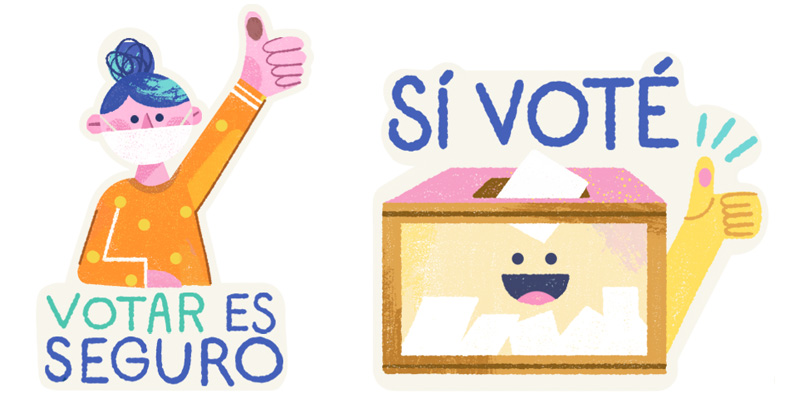 Stickers Instagram Elecciones 2021 Mexico