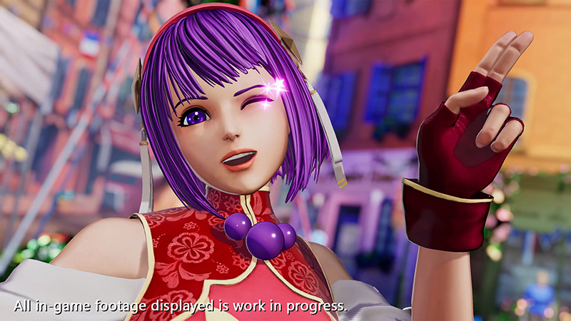 Athena Asamiya es parte del Team Super Heroine en KOF XV