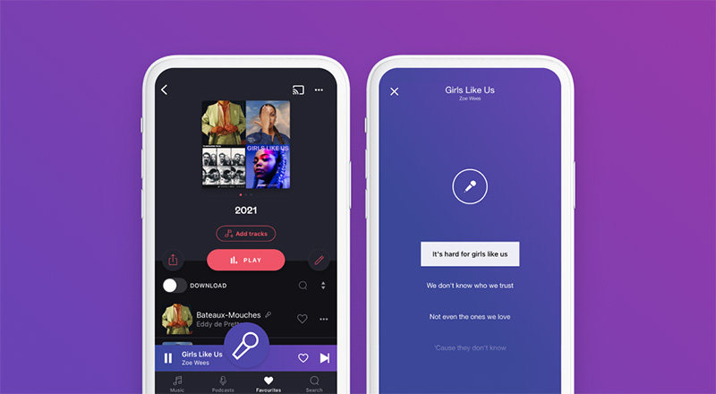 Deezer añade ícono de karaoke y control remoto para dispositivos iOS