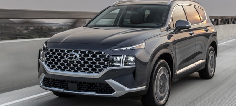 Hyundai Santa Fe 2022 en Mexico frontal