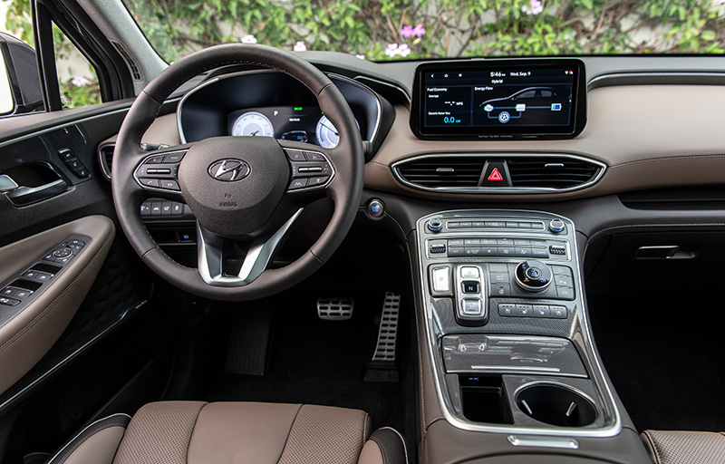 Hyundai Santa Fe 2022 en Mexico interior