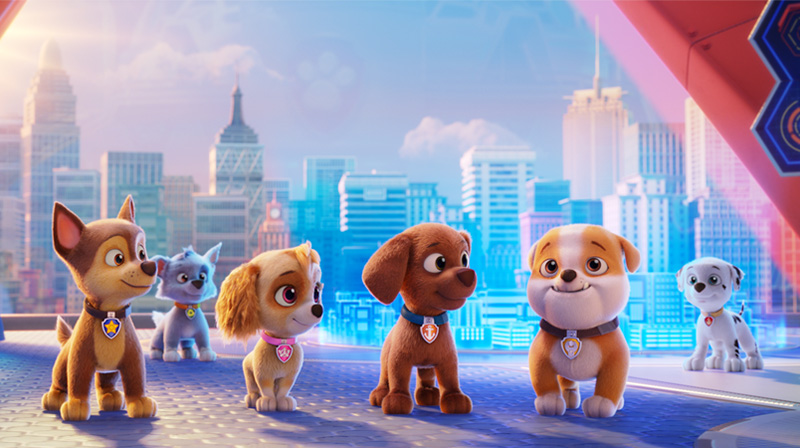 Poster personajes Paw Patrol La Película