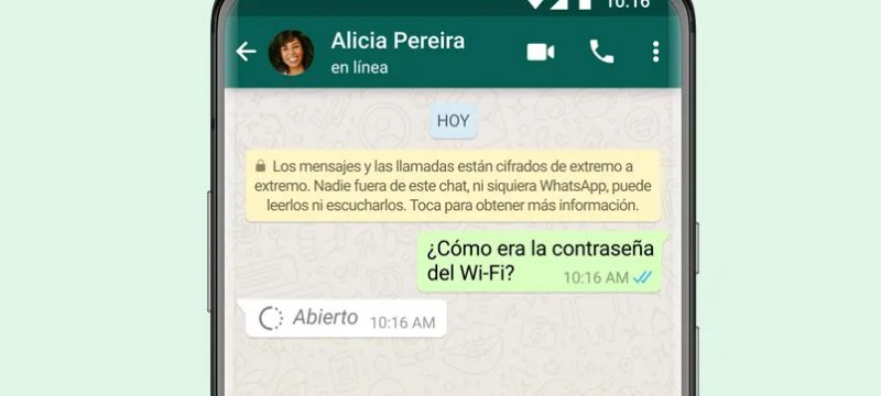 10 visualizacion unica de WhatsApp