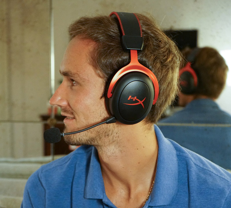 Daniil Medvedev HyperX embajador