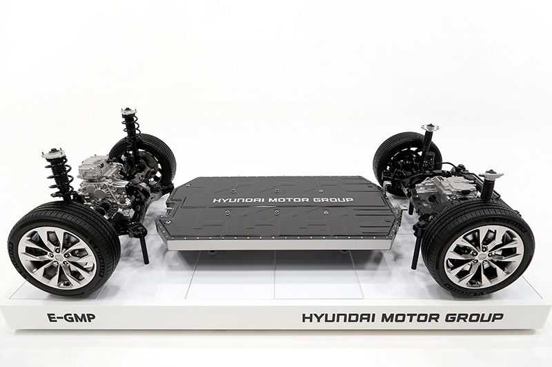 E-GMP Hyundai LG celdas para baterias