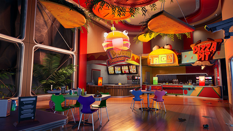 Fortnite Impostores cafeteria