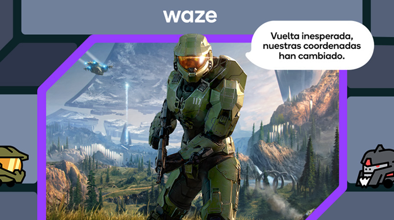 El Jefe Maestro es tu nuevo guía en Waze, activa la experiencia Halo