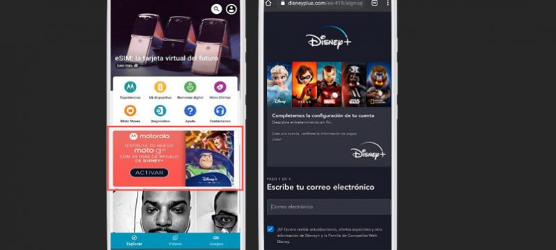 Motorola Disney Plus