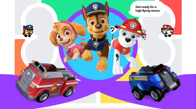 PAW Patrol Waze experiencia