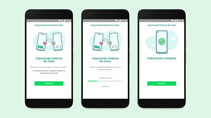 WhatsApp transferir Android a iOS