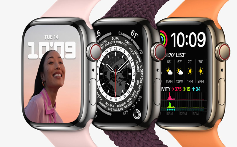 Apple Watch Series 7 con una pantalla más grande para tu salud