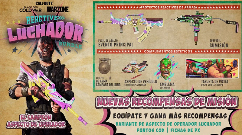 El Campeon Lote Reactivo de Luchador