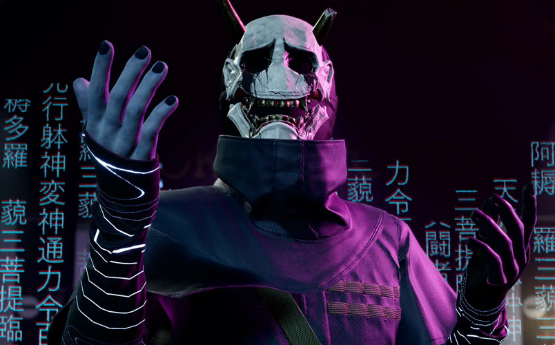 Hannya el personaje que estará disponible en Ghostwire: Tokyo