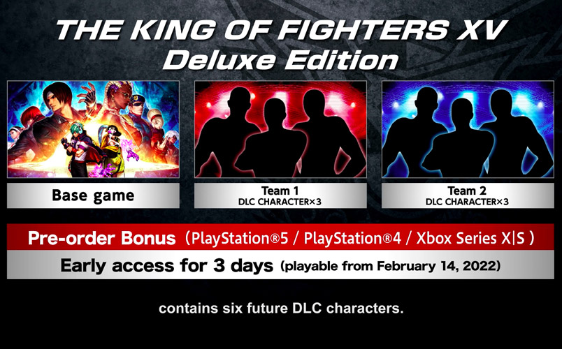 King Of Fighters XV ediciones