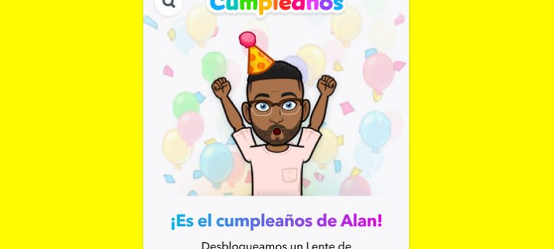 Mini de Cumpleanos Snapchat