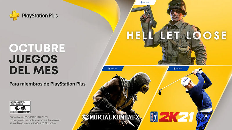 PlayStation Plus octubre 2021