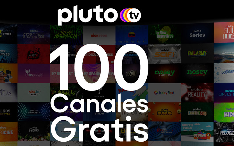 Pluto TV 100 canales Latam