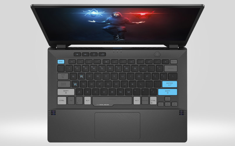 ROG Zephyrus G14 Alan Walker SE Mexico teclado
