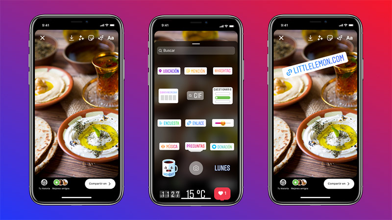 Como poner Sticker Enlace