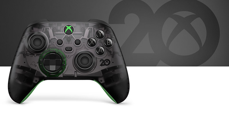 Control inalámbrico Xbox Edicion especial del 20 aniversario mexico