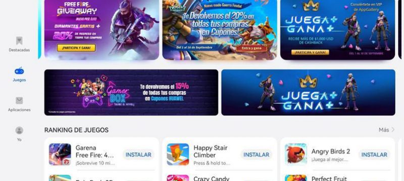 Huawei AppGallery octubre 2021