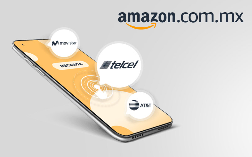 ¿Cómo hacer una recarga de celular desde Amazon.com.mx?