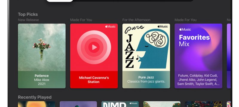 Apple Music en televisores LG