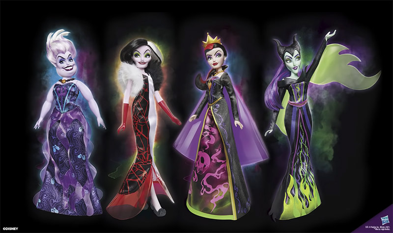 Cuatro Villanas de Disney Hasbro