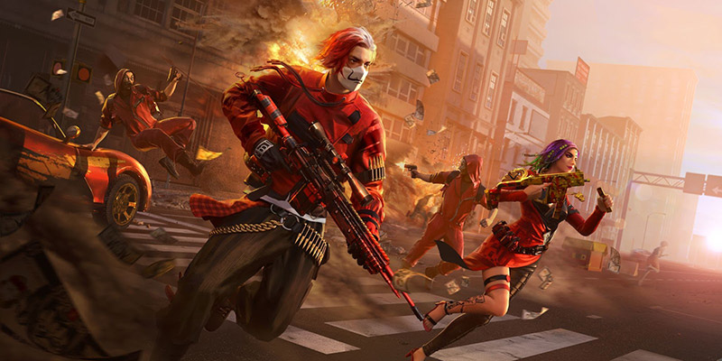 Free Fire x La Casa de Papel arte