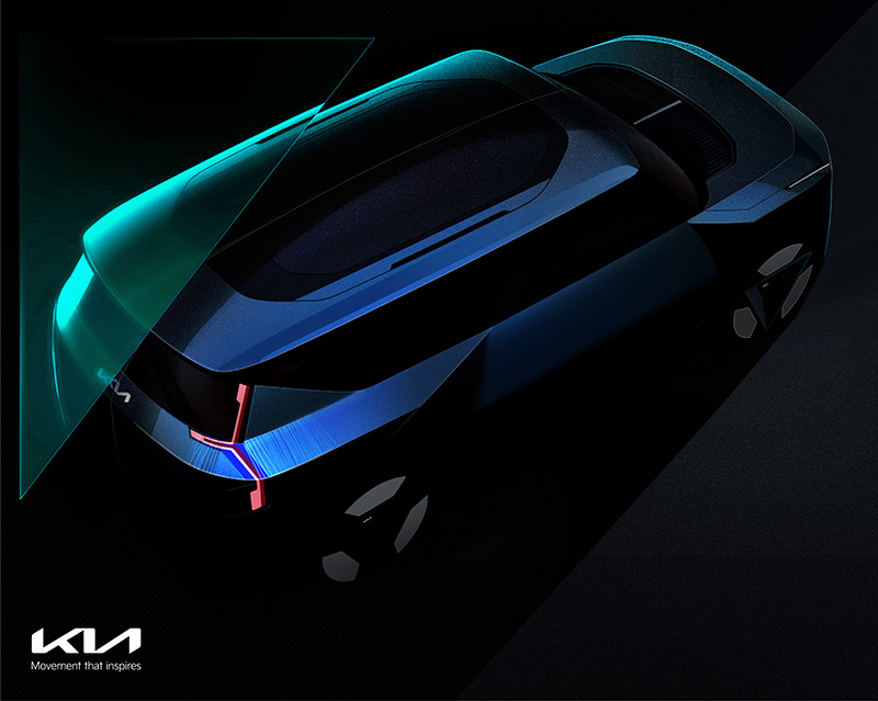 KIA Concept EV9 teaser arriba