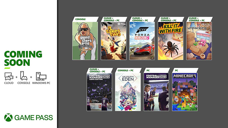 Xbox Game Pass noviembre 1 al 14 2021