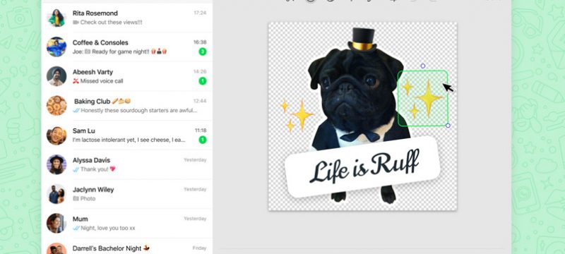 stickers personalizados WhatsApp Web