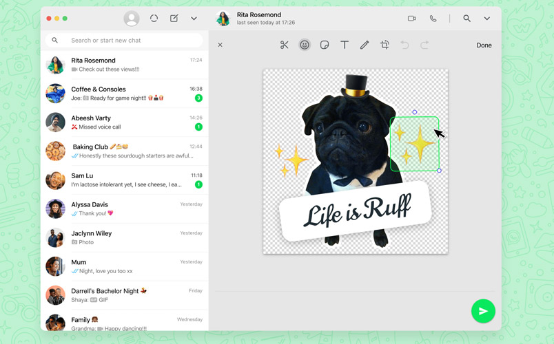 ¿Cómo crear stickers personalizados en WhatsApp Web y Escritorio?