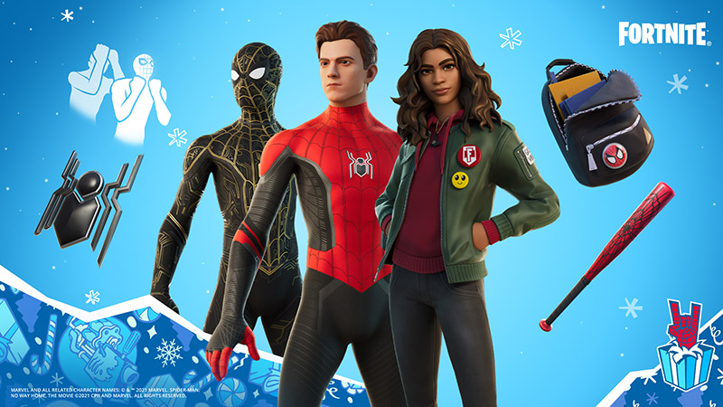 Festival de Invierno Fortnite 2021 Spider-Man