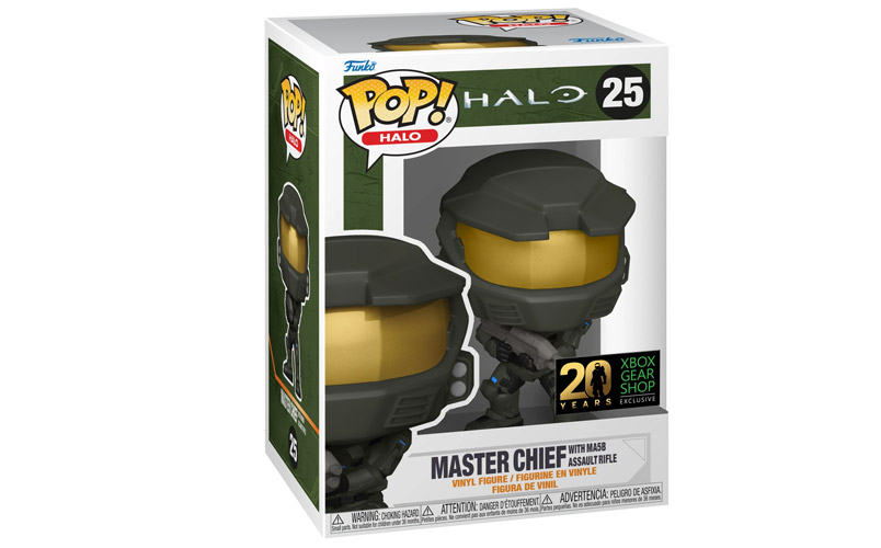 Halo 20th Anniversary Master Chief Funko Pop caja