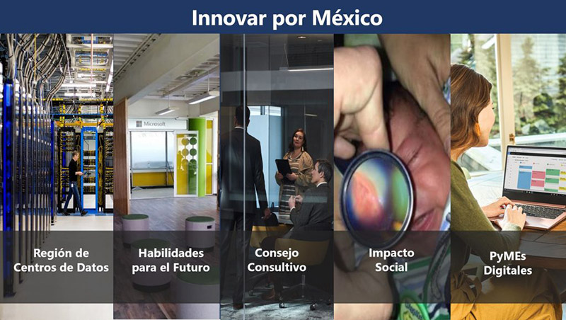 Microsoft Mexico 35 aniversario Innovar por Mexico