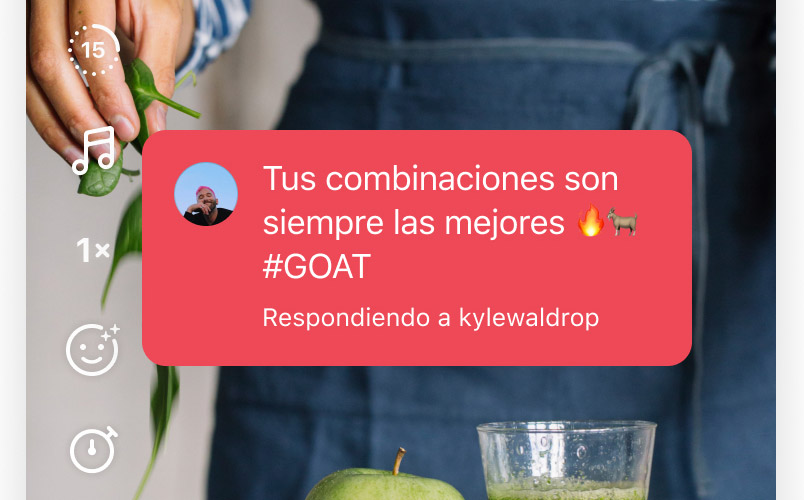 Reels Visual Replies como usar