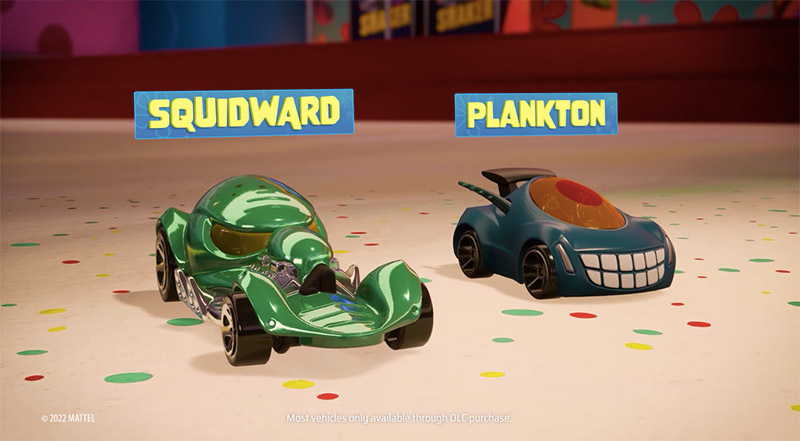 Calamardo Plankton Hot Wheels Unleashed