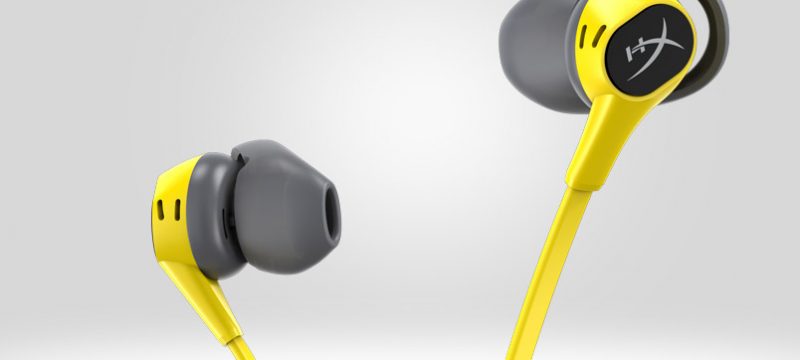 HyperX Cloud Earbuds amarillos