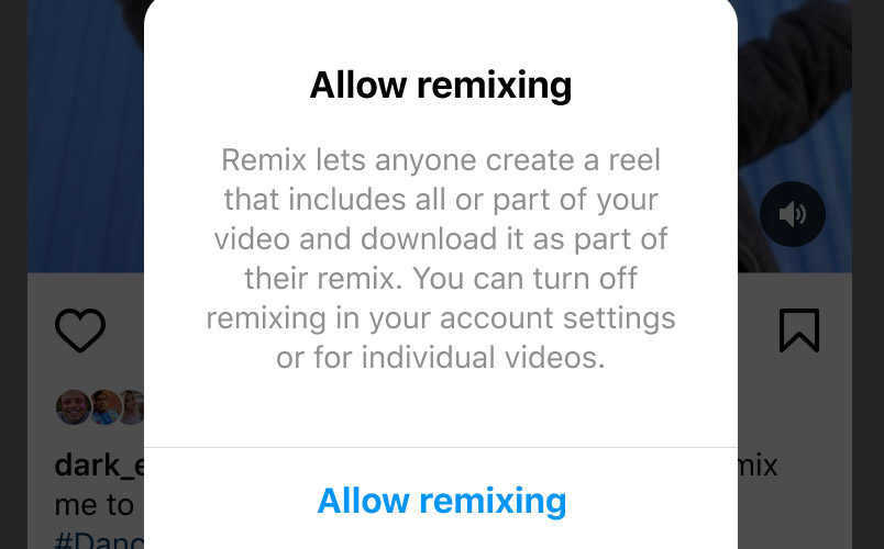 Instagram Remix videos 2022