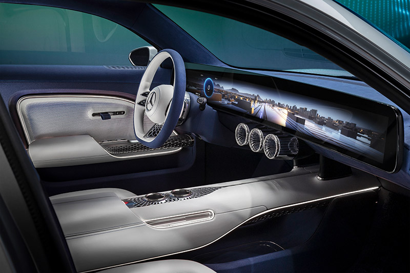 Mercedes-Benz Vision EQXX interior CES 2022