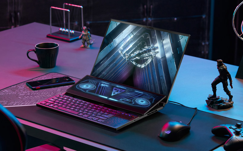 ROG Zephyrus Duo 16 dobe pantalla