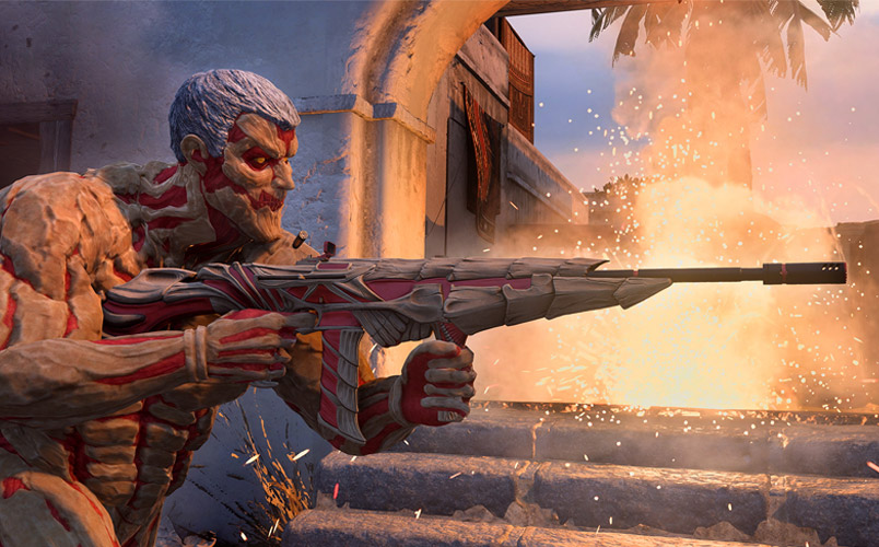 Attack On Titan Armored Titan Warzone